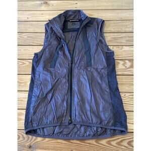 Blanc Noir Full Zip Vest Size Medium Men’s Grey